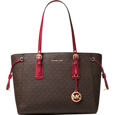 michael kors voyager medium top zip tote